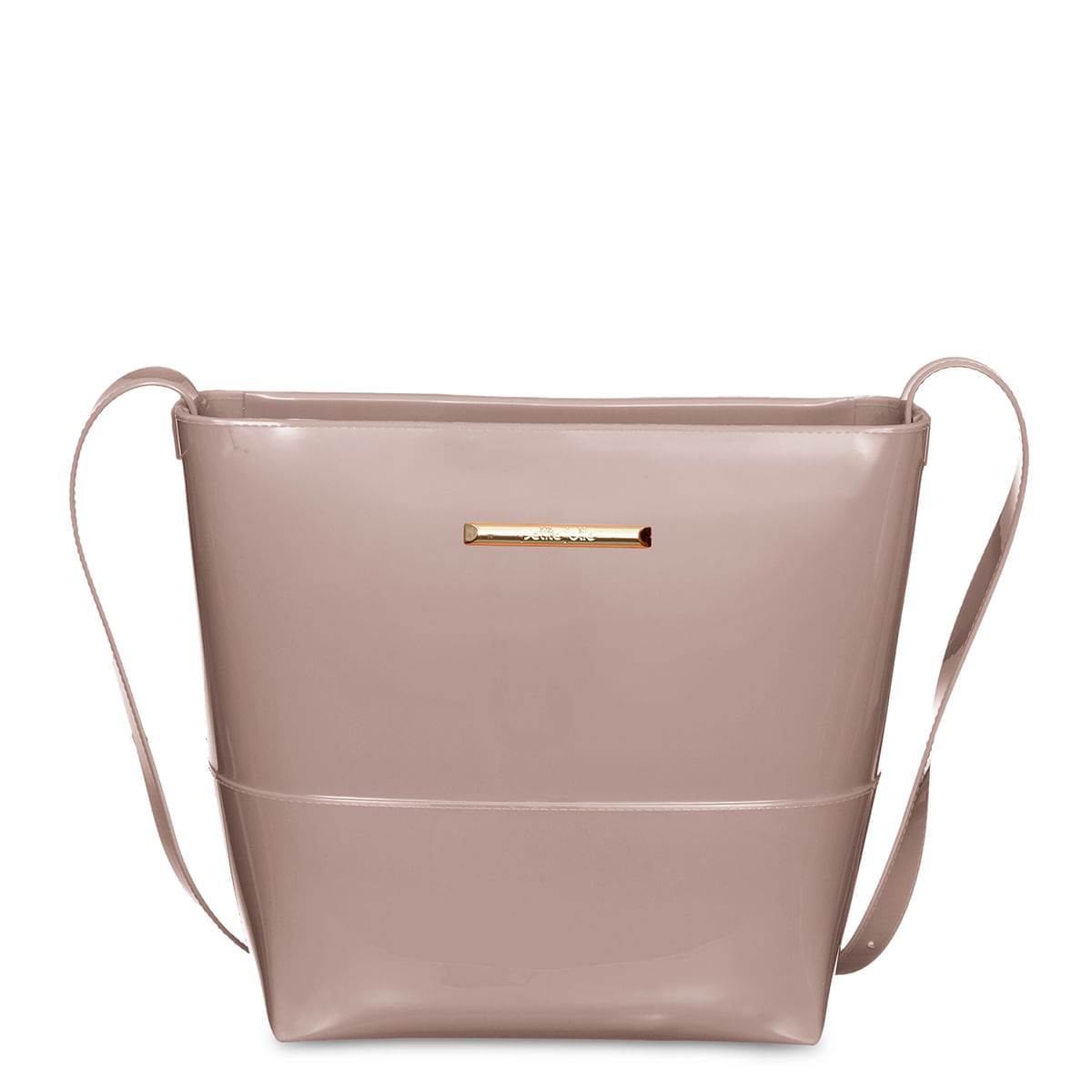 taupe leather bolsa