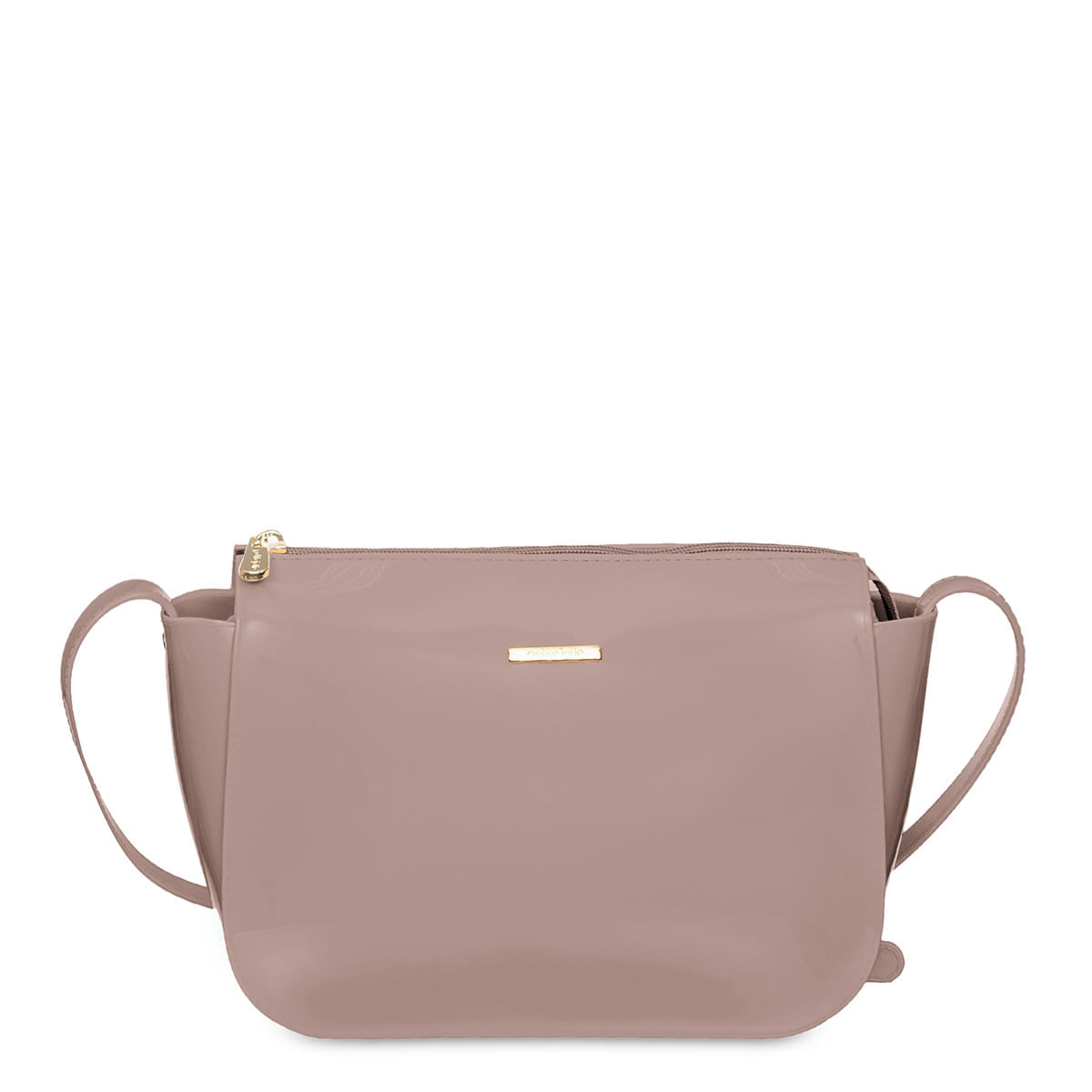 taupe crossbody bolsa