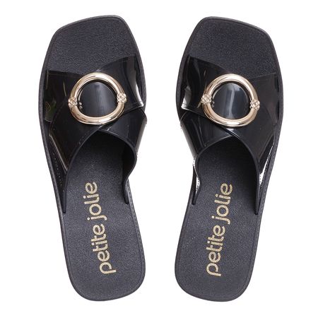 Chinelo Preto/Ouro PJ6103 36