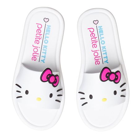 Chinelo Infantil Branco Hello Kitty + Petite Jolie PJ6646INH 27-8