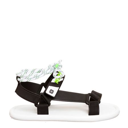 Sandália Petite Jolie Fizzy Preto/Preto/Branco - PJ6319 33-4