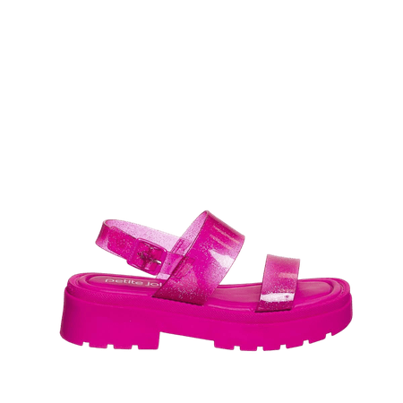 Sandália Petite Jolie Naomi Glitter Dark Pink - PJ6675 35