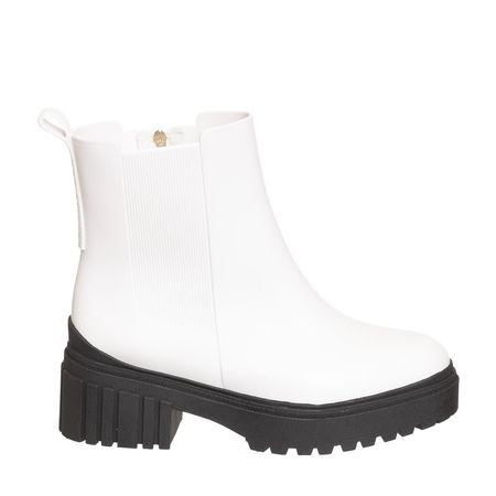 Bota Petite Jolie Chelsea Snow/Preto - PJ6156 33-4