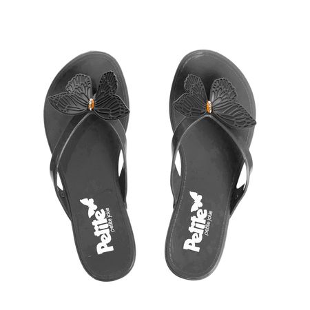 Chinelo Infantil Petite Jolie Lucky IN Preto - PJ6903IN 29