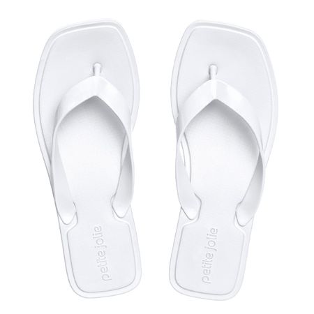 Chinelo Petite Jolie Square Branco PJ5805II 33-4