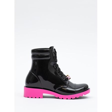 Bota Infantil Petite Jolie Iggy IN Preto/Sweet Pink PJ7211IN 33-4
