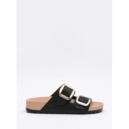 Chinelo Petite Jolie Lovin' Flat Preto/Mocca PJ7279 33-4