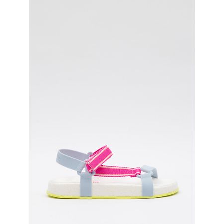 Sandália Petite Jolie Puff Sandal Ocean/Branco/Citrus PJ7194 38