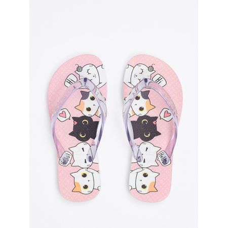 Chinelo Petite Jolie Fresh Translucido/Cats In PJ6969IN 27-8