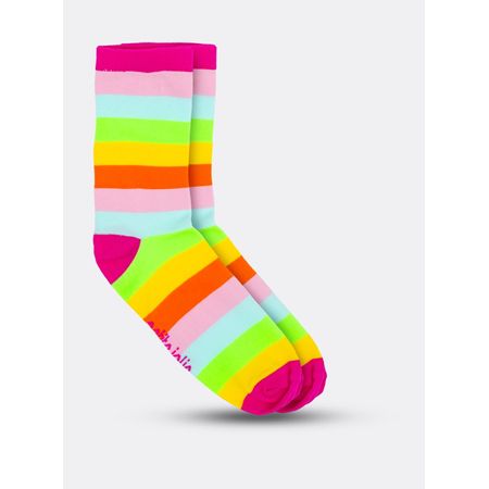Meia Petite Jolie Casual Colorida PJ20251 34/39