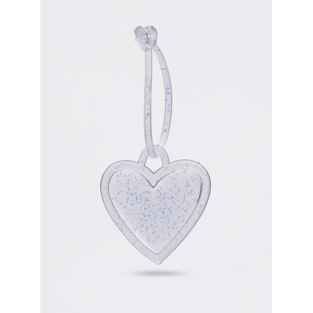 Chaveiro Petite Jolie Glitter Boreal Coração PJ6023CO