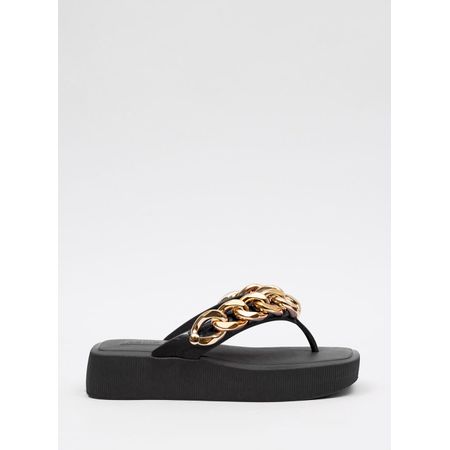 Chinelo Petite Jolie Hit Preto/Ouro PJ6515 39-0