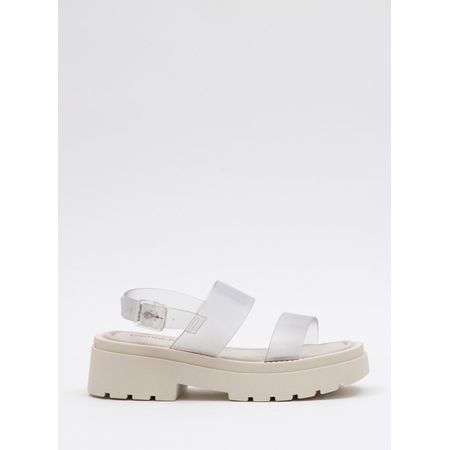 Sandália Petite Jolie Naomi Translucido/White PJ6675 35