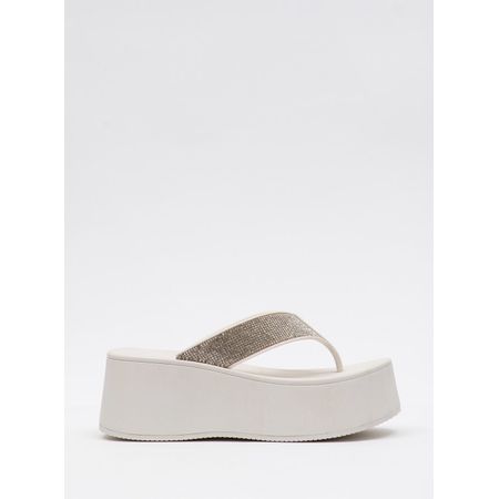 Chinelo Petite Jolie Plus Shine White PJ7414 35