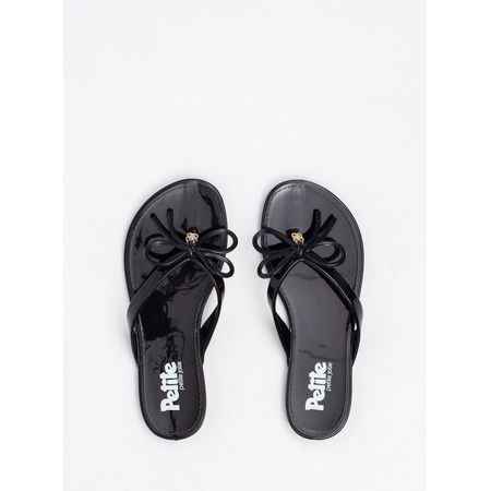 Chinelo Infantil Petite Jolie Lucky In Preto PJ7356IN 26