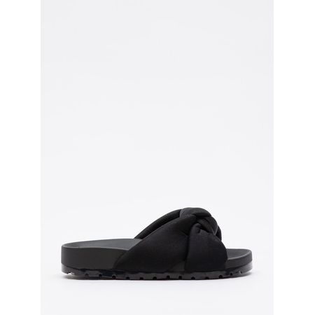 Chinelo Petite Jolie Tie Flat Preto PJ7486 33-4