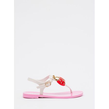 Sandália Infantil Petite Jolie Noah In White/Pink PJ7530IN 26