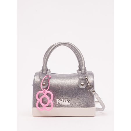 Bolsa Infantil Petite Jolie Mini Bloom In Prata PJ11156IN