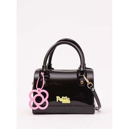 Bolsa Infantil Petite Jolie Mini Bloom In Preto PJ11156IN