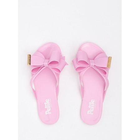 Chinelo Infantil Petite Jolie Lucky In Rosa/Branco PJ4533IN 27