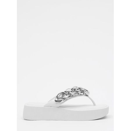 Chinelo Petite Jolie Hit White/Niquel PJ6515 33-4