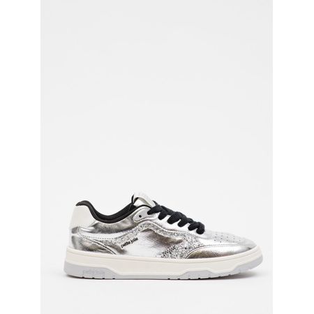 Tênis Petite Jolie Shoot Prata/White/Ice PJ7538 33-4