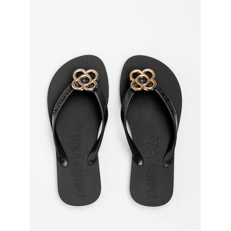 Chinelo Infantil Petite Jolie Fresh IN Preto PJ6979IN 25-6