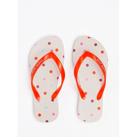 Chinelo Infantil Petite Jolie Fresh In Orange/White PJ6969IN 25-6