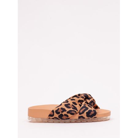 Chinelo Petite Jolie Tie Flat Onça/Avela PJ7486 35