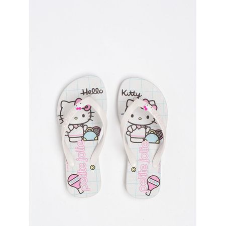 Chinelo Petite Jolie Fresh In White Hello Kitty 7 PJ7206INHK 25-6