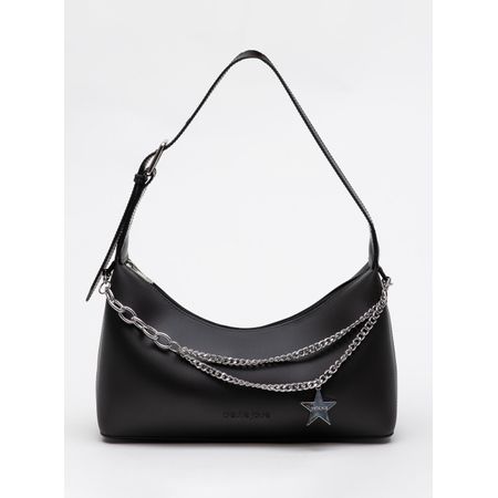Bolsa Petite Jolie Thayla Preto/Niquel PJ11282