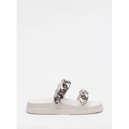 Chinelo Petite Jolie New White/Niquel PJ7635 33-4