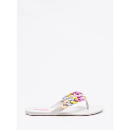 Chinelo Infantil Petite Jolie Lucky In White PJ7621IN 25