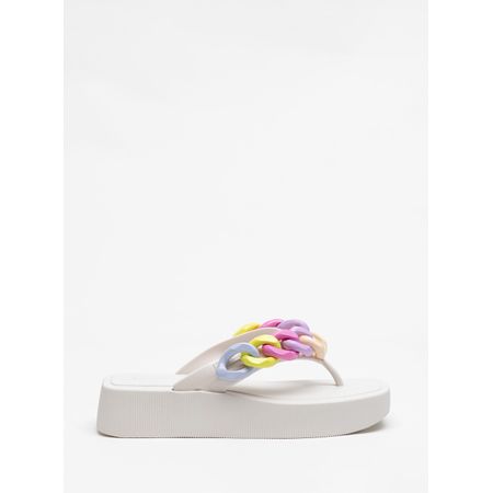Chinelo IN Petite Jolie Hit In White/Multicolor PJ6515IN 39-0