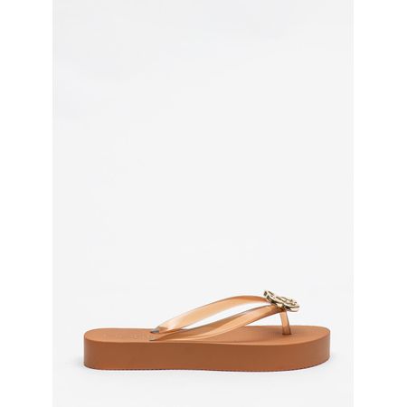 Chinelo Petite Jolie Fresh Up Doce De Leite PJ7634 37