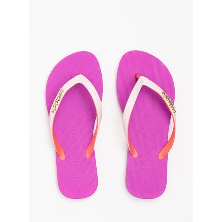 Chinelo Petite Jolie Fresh Coral/Sola Uva PJ7638 35