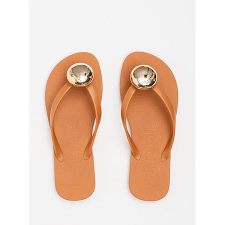 Chinelo Petite Jolie Fresh Doce De Leite PJ7637 33-4