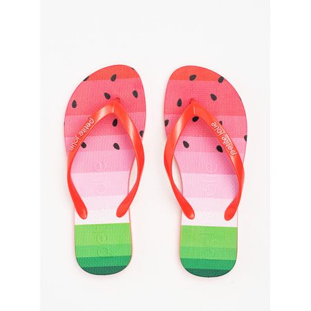 Chinelo Petite Jolie Fresh Sunset Coral/Melancia 3 PJ6969 36