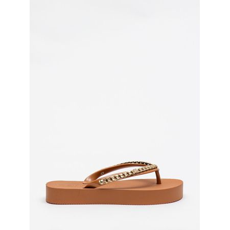 Chinelo Petite Jolie Fresh Up Doce De Leite PJ7592 33-4