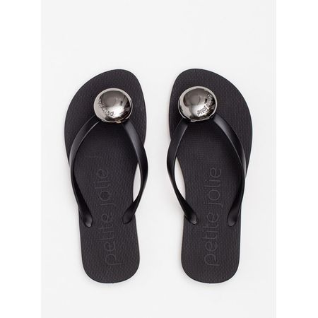 Chinelo Petite Jolie Fresh Preto PJ7637 33-4