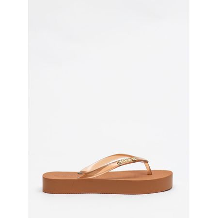 Chinelo Petite Jolie Fresh Up Doce De Leite/Ouro PJ7321 35