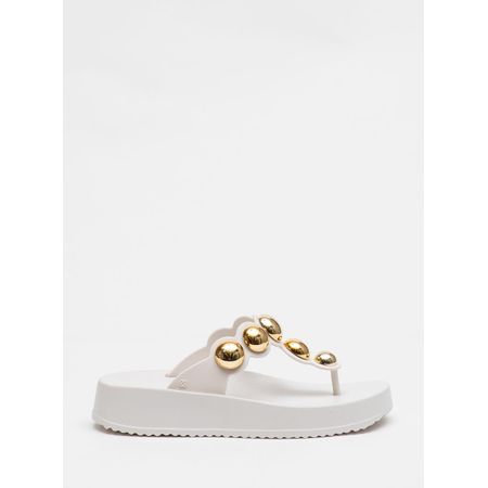 Chinelo Petite Jolie Bold White PJ7586 33-4