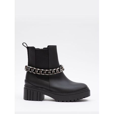 Bota Petite Jolie Chelsea Preto PJ7148 35-6