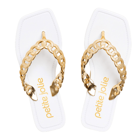 Chinelo Petite Jolie Scarlett Branco - PJ6616 38