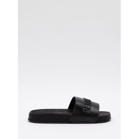 Chinelo Slide Petite Jolie Puff Preto PJ7132 33-4