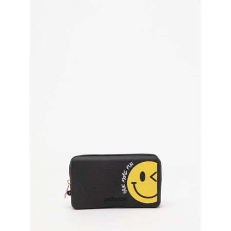 Carteira Petite Jolie Smiley Parker Preto PJ20338SM