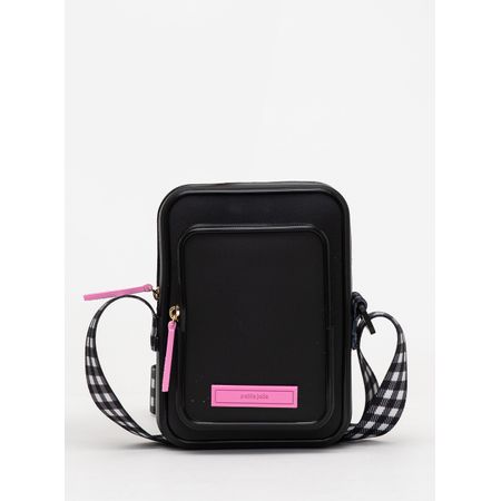Bolsa Petite Jolie Ted Preto/Bubble Pink PJ10085IN