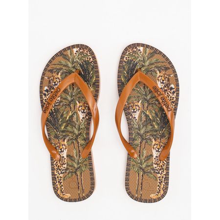 Chinelo Petite Jolie Fresh Doce Leite/Savana 2 PJ6969 33-4