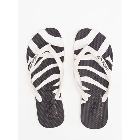 Chinelo Petite Jolie Fresh White/Zebra 4 PJ6969 33-4