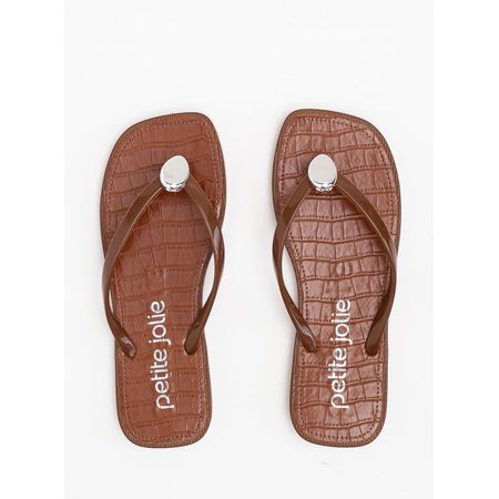 Chinelo Petite Jolie Refresh Chocolate PJ7679 33-4